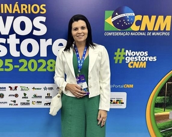 Prefeita eleita de Lagoa Seca, Michelle Ribeiro participa do Seminário de Novos Gestores em Brasília 